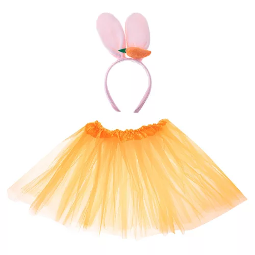 Bunny costume skirt and headband
