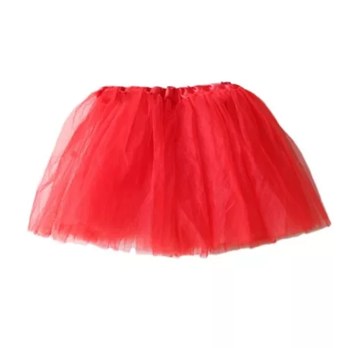 Tulle tutu skirt costume red