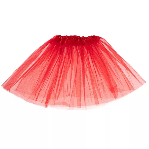Tulle tutu skirt costume red