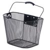 Bicycle basket front metal click basket
