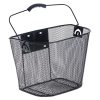 Bicycle basket front metal click basket