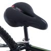 L-BRNO Sport Bicycle Saddle Comfortable Foam Flexible LED Light