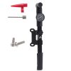 L-BRNO Bicycle inflator with pressure gauge, hand grip