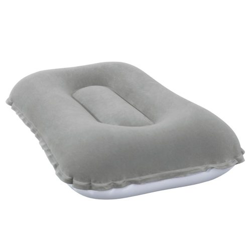 BESTWAY 67121 Travel Inflatable Velour Pillow Gray