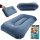 BESTWAY 67121 Travel Inflatable Velvet Pillow Navy Blue