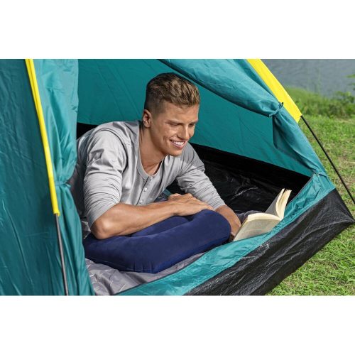 BESTWAY 67121 Travel Inflatable Velvet Pillow Navy Blue