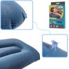 BESTWAY 67121 Travel Inflatable Velvet Pillow Navy Blue