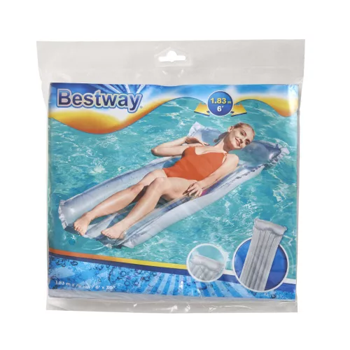 BESTWAY 44013 Inflatable swimming mattress gray