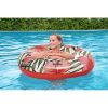 BESTWAY 36237 Inflatable flowers on wheels white-pink leaves