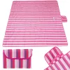 Beach mat beach picnic blanket 200x200cm pink