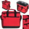 Termozsák ebédhez, strandhoz, piknikhez, 16L, piros