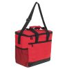 Termozsák ebédhez, strandhoz, piknikhez, 16L, piros