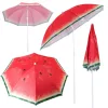 Beach garden parasol adjustable 150cm broken watermelon