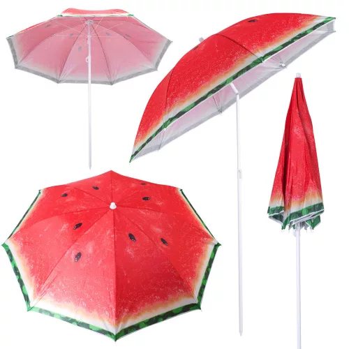 Beach garden parasol adjustable 150cm broken watermelon