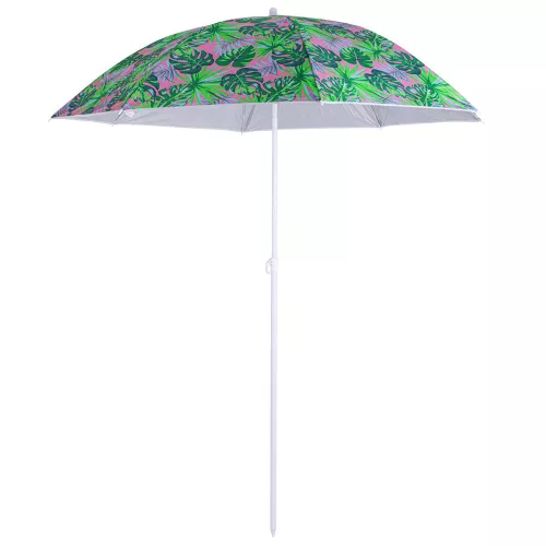 Beach garden parasol adjustable 150cm broken leaves