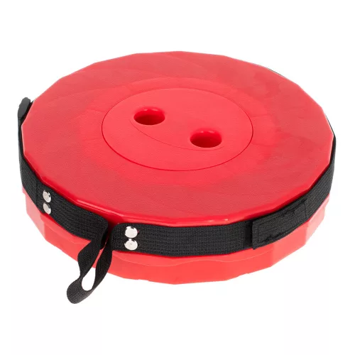 Telescopic folding stool, red