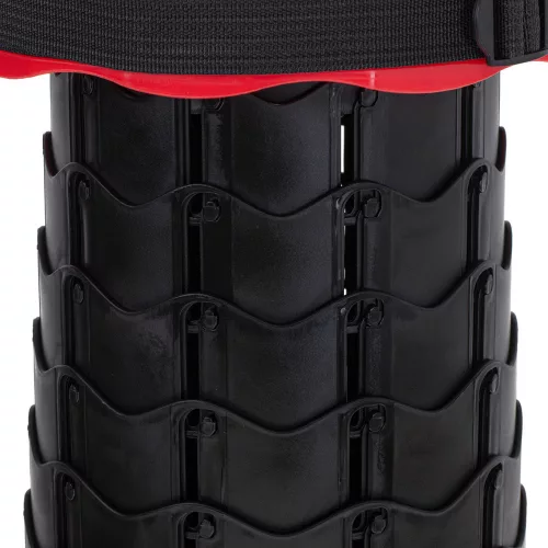Telescopic folding stool, red