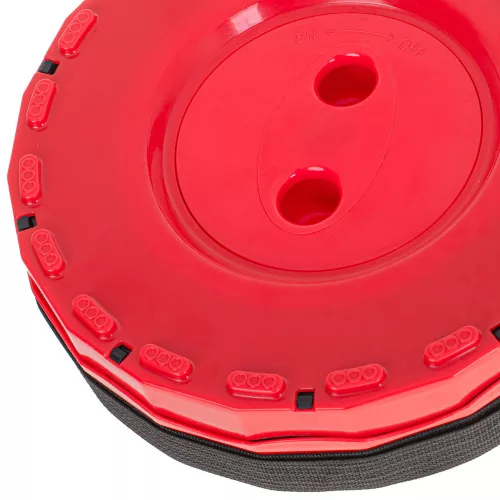 Telescopic folding stool, red