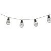 Napelemes kerti lámpák, loft világítás, 10 LED-es izzófüzér