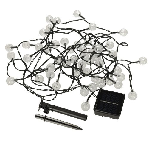 Solar garden lights balls 7m 50LED warm white