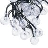 Solar garden lights balls 7m 50LED warm white