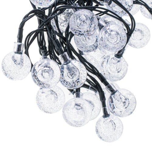 Solar garden lights balls 7m 50LED warm white