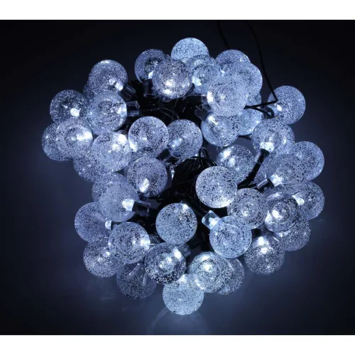 Solar garden lights balls 7m 50LED cold white