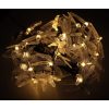 Napelemes szitakötő kerti lámpák 6,5 m 30 LED meleg fehér