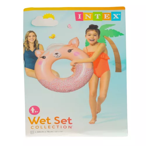 INTEX 59266 Swimming ring animal pink 6+