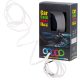 LED hangulatvilágítás autóba / autós USB / 12 V-os szalag 5 m fehér