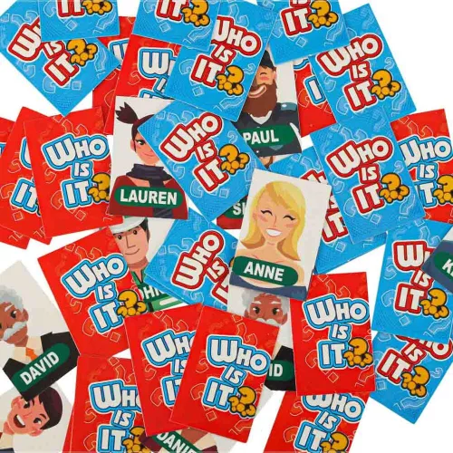 Guess Who? board + card memory game