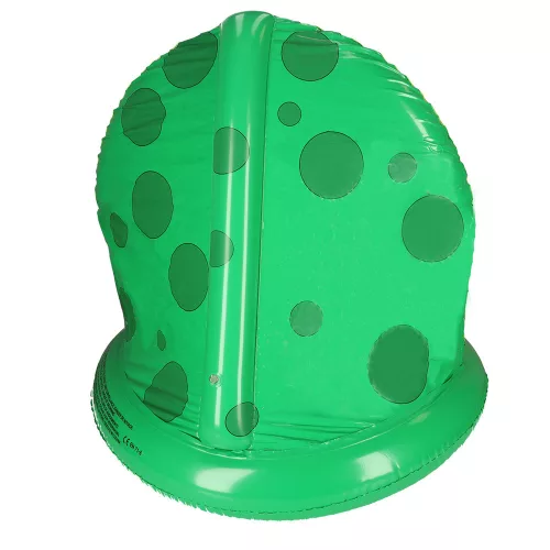 Inflatable pontoon pool with canopy frog 95cm