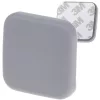 Door bumper self-adhesive silicone gray square shape