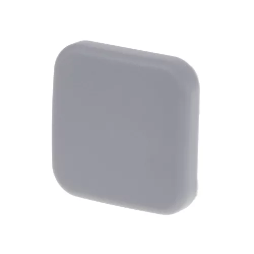 Door bumper self-adhesive silicone gray square shape