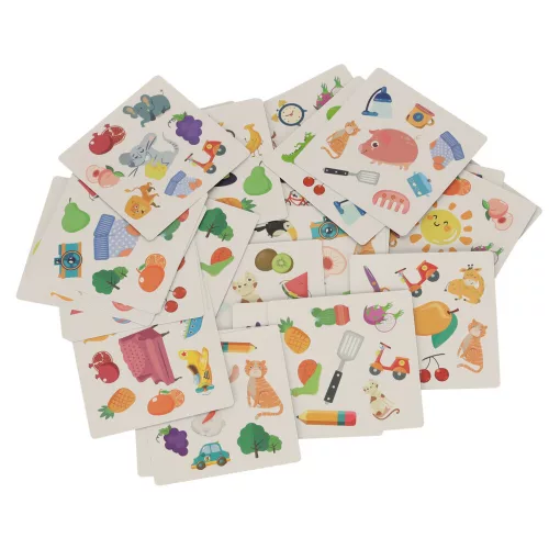 Card game to find the pairs with 54 cards and a bell