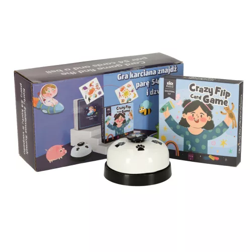 Card game to find the pairs with 54 cards and a bell