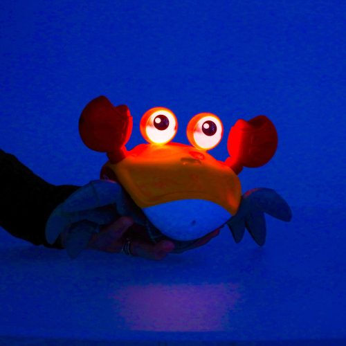 Interactive crab crawler with sound yellow