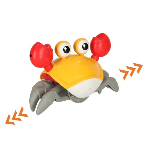 Interactive crab crawler with sound yellow