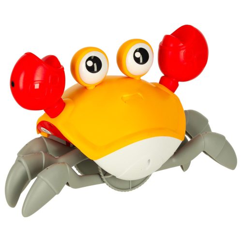 Interactive crab crawler with sound yellow