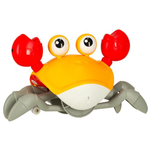 Interactive crab crawler with sound yellow