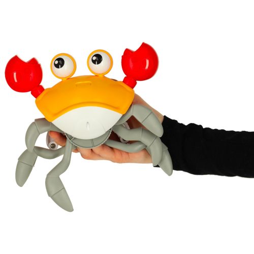 Interactive crab crawler with sound yellow