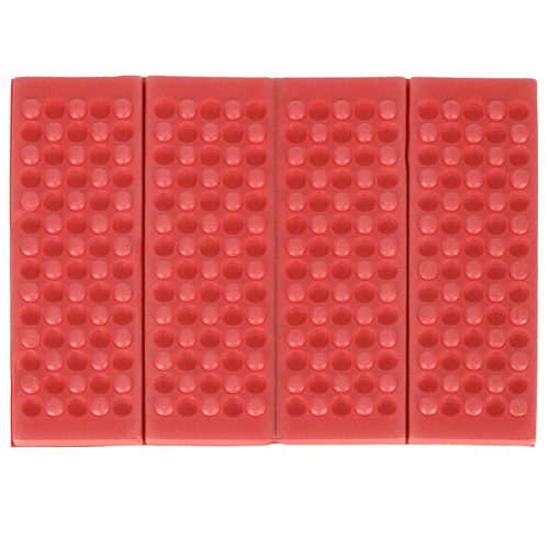 Foldable foam mat for tourists red seat pad