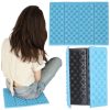 Foldable foam mat for tourist seating blue