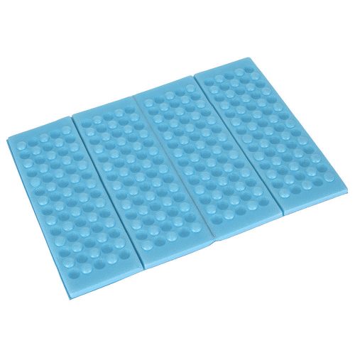 Foldable foam mat for tourist seating blue