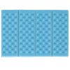 Foldable foam mat for tourist seating blue