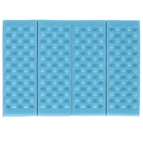 Foldable foam mat for tourist seating blue