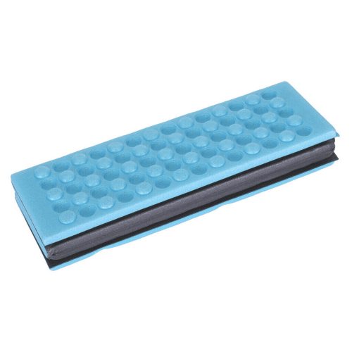 Foldable foam mat for tourist seating blue