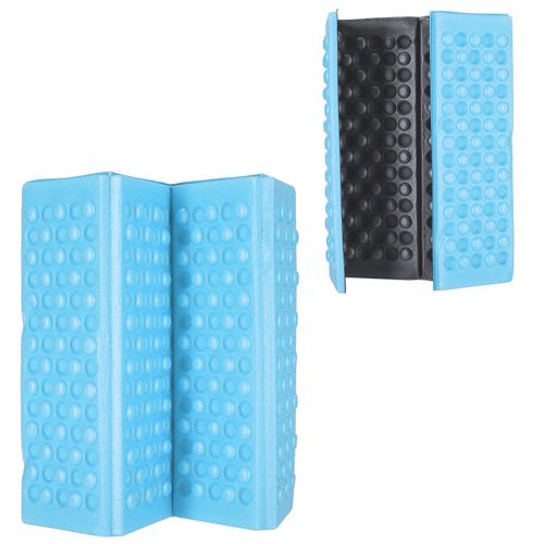 Foldable foam mat for tourist seating blue