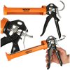 Gun press for silicone cartridges