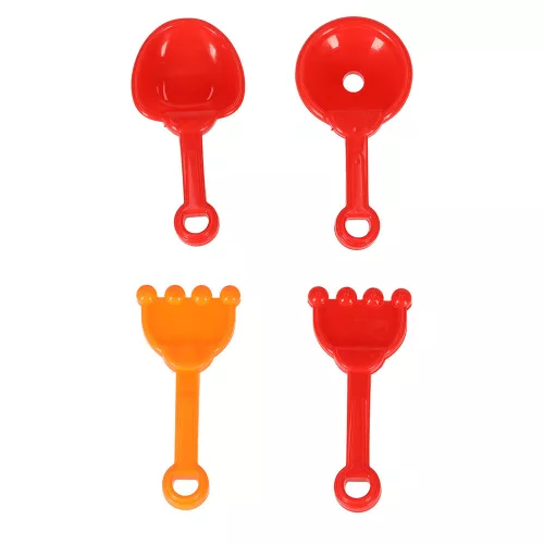Sand accessories toy shapes shovels 28 pieces.